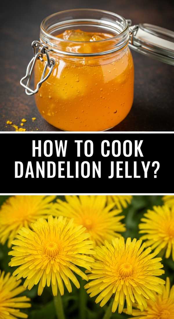 How To Cook Golden Dandelion Jelly 69f44fa98a7b3