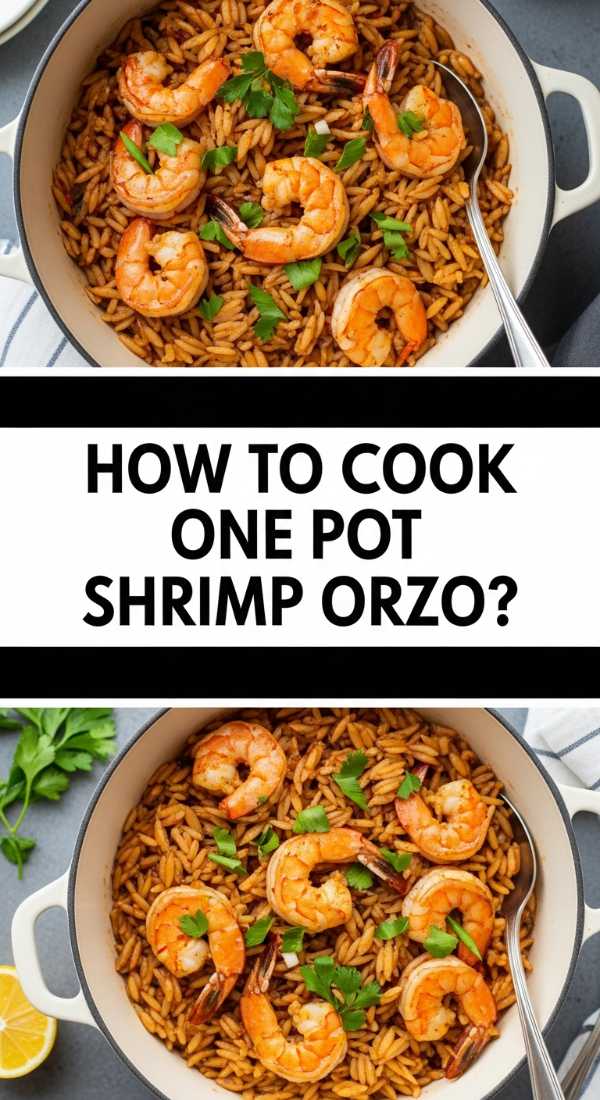 How To Cook One Pot Shrimp Orzo 69f451eae7473