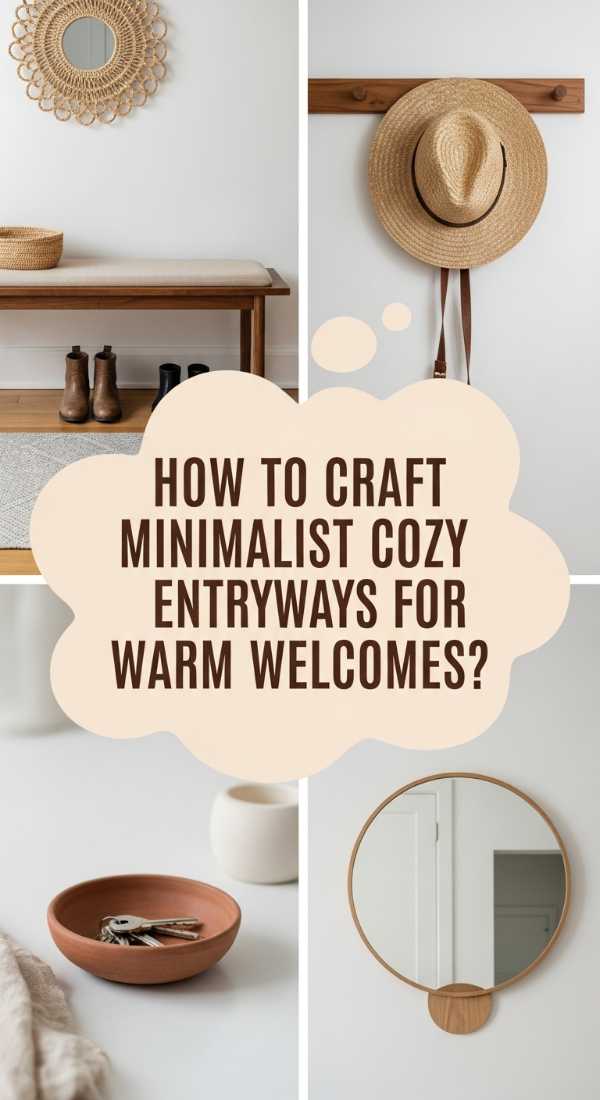 How To Craft A Minimalist Cozy Entryway For A Warm Welcome 6a08273045216