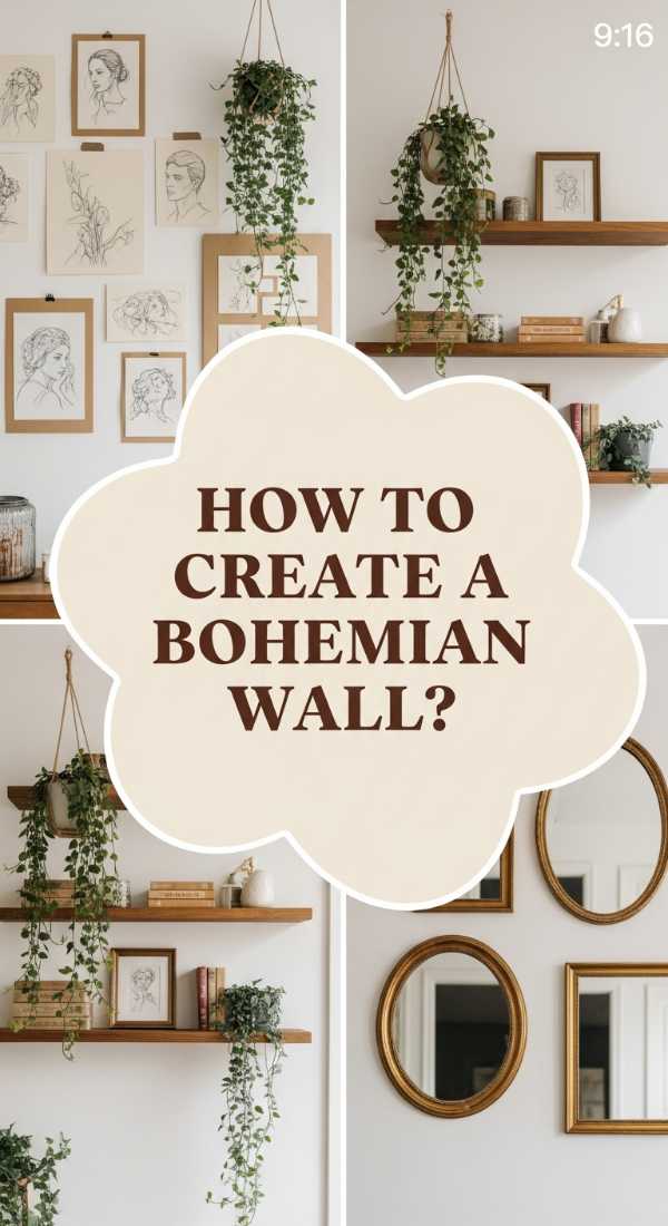 How To Create A Bohemian Wall For A Personal Creative Oasis 6a082188c3fc8