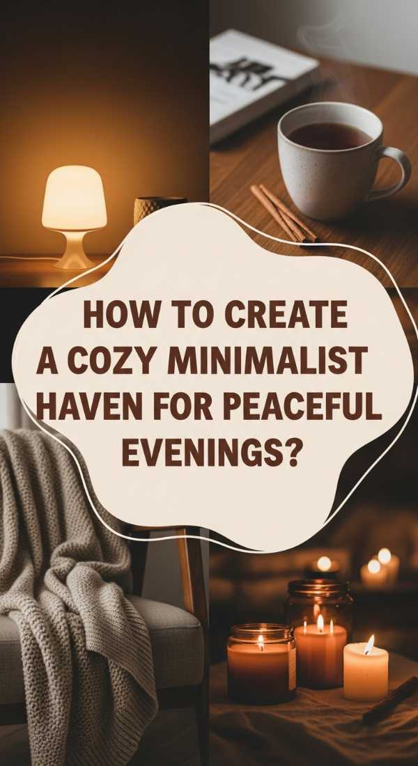 Clean Lines & Comfy Vibes: Your Roadmap to a Cozy Minimalist Home How To Create A Cozy Minimalist Haven For Peaceful Evenings 6a08257907642