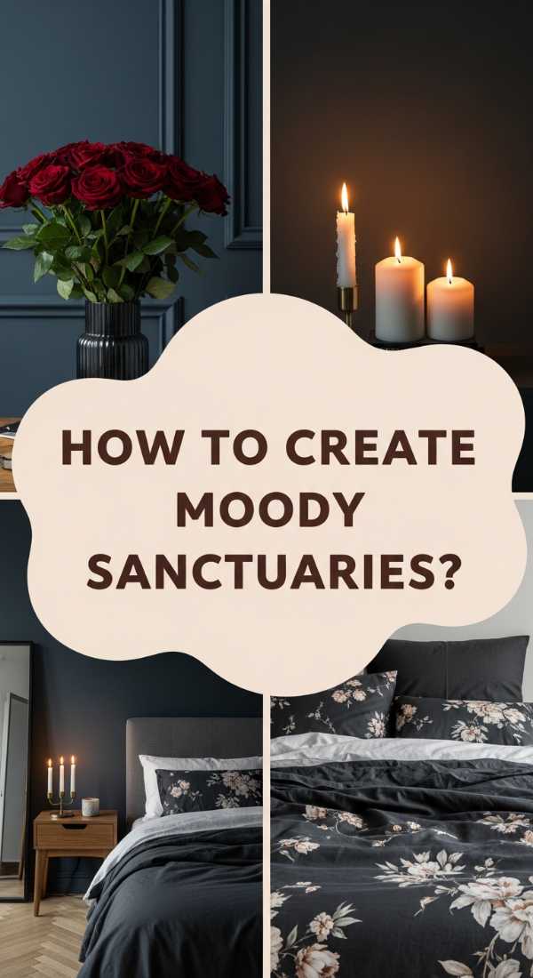How To Create A Dark Floral Bedroom For A Moody Midnight Sanctuary 69fda803d7423