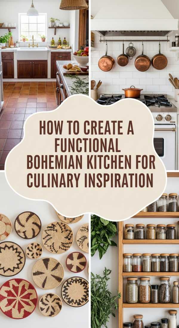 How To Create A Functional Bohemian Kitchen For Culinary Inspiration 6a083075baaee