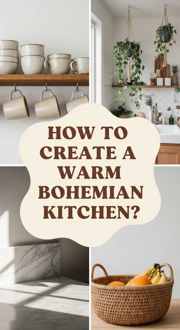 How To Create A Warm Bohemian Kitchen For Heartfelt Morning Coffee 6a08329383601