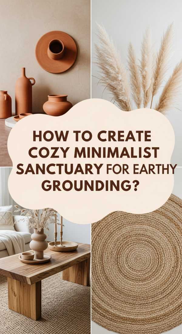 How To Create Cozy Minimalist Sanctuary For Earthy Grounding 6a082f032013c