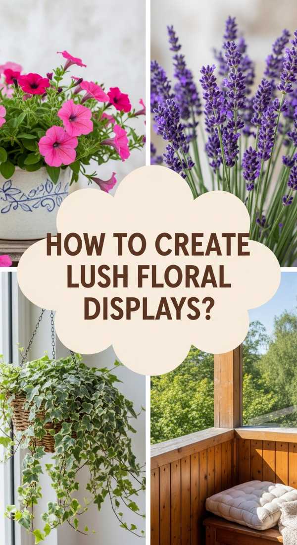 How To Create Lush Floral Displays For Tiny Balconies 69f487b7df5c5