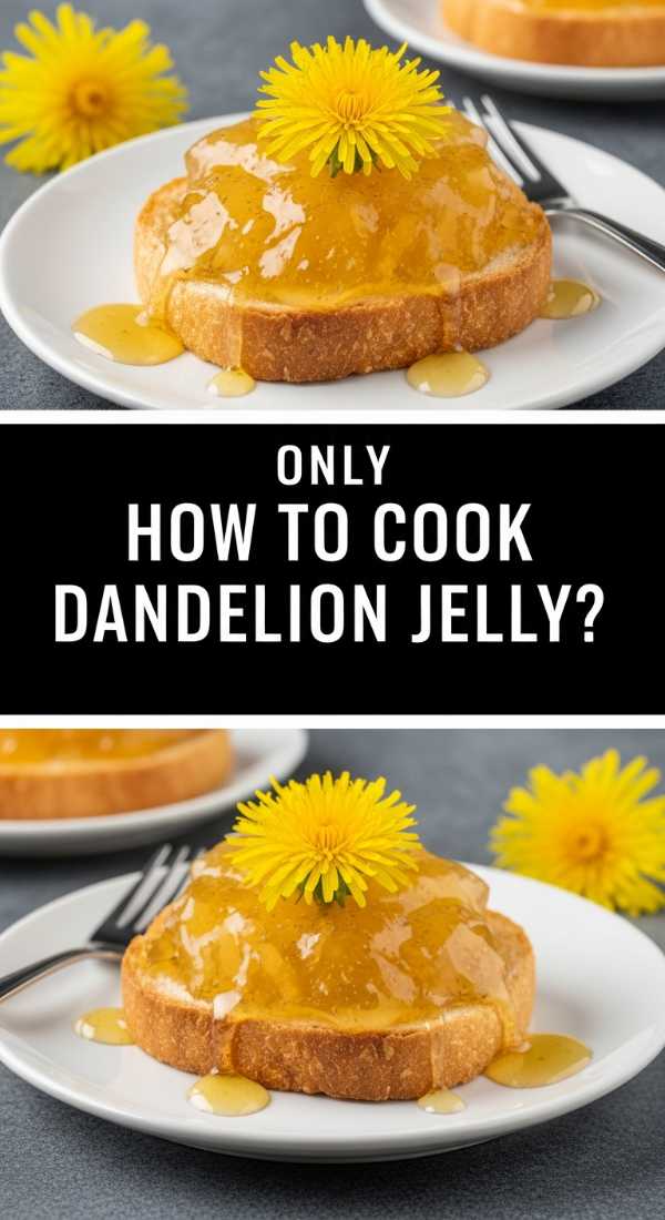 How To Create Sweet Dandelion Jelly 69f44fa847f44