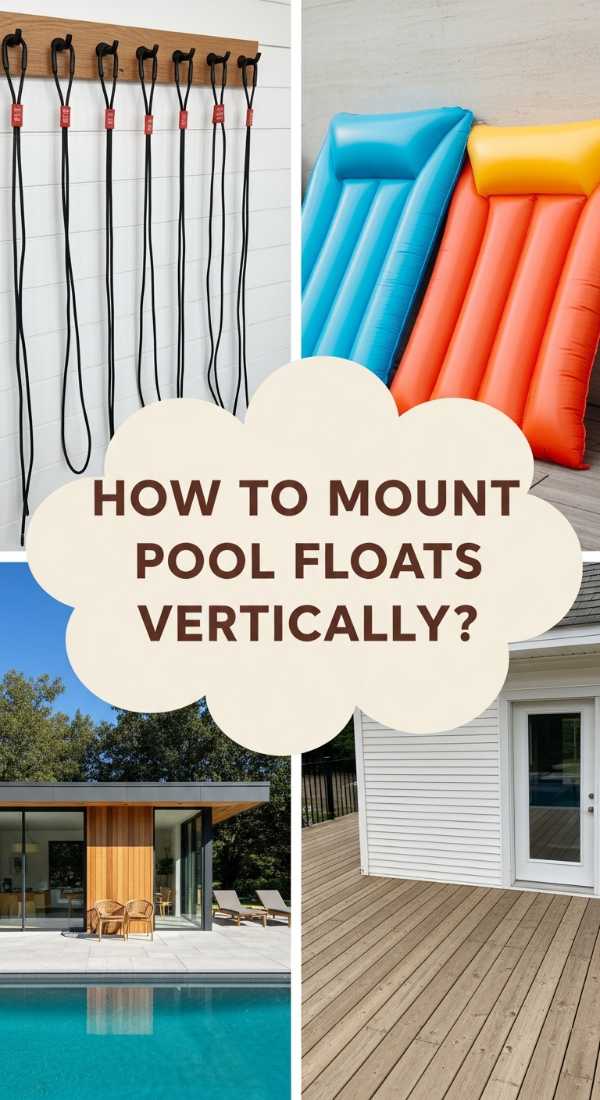 How To Create Vertical Wall Mounts For Space Saving Pool Float Storage 6a00700703822