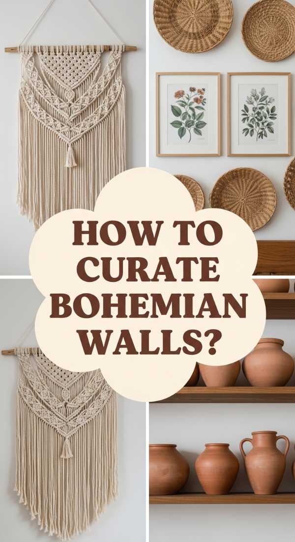 How To Curate A Gallery Atmosphere With Bohemian Wall Decor 6a08274109441
