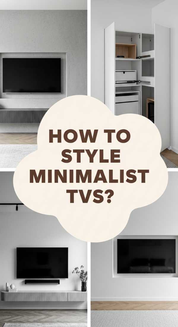 How To Curate A Minimalist Modern Tv Wall For A Clutter Free Home 69fb1b20dbdbc