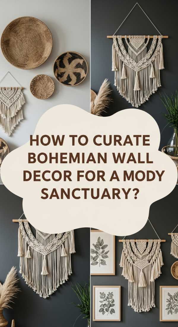 How To Curate Bohemian Wall Decor For A Moody Sanctuary 6a081cc4204d6