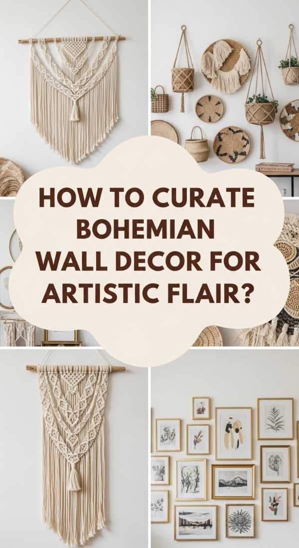 How To Curate Bohemian Wall Decor For Artistic Flair 6a082299315fd
