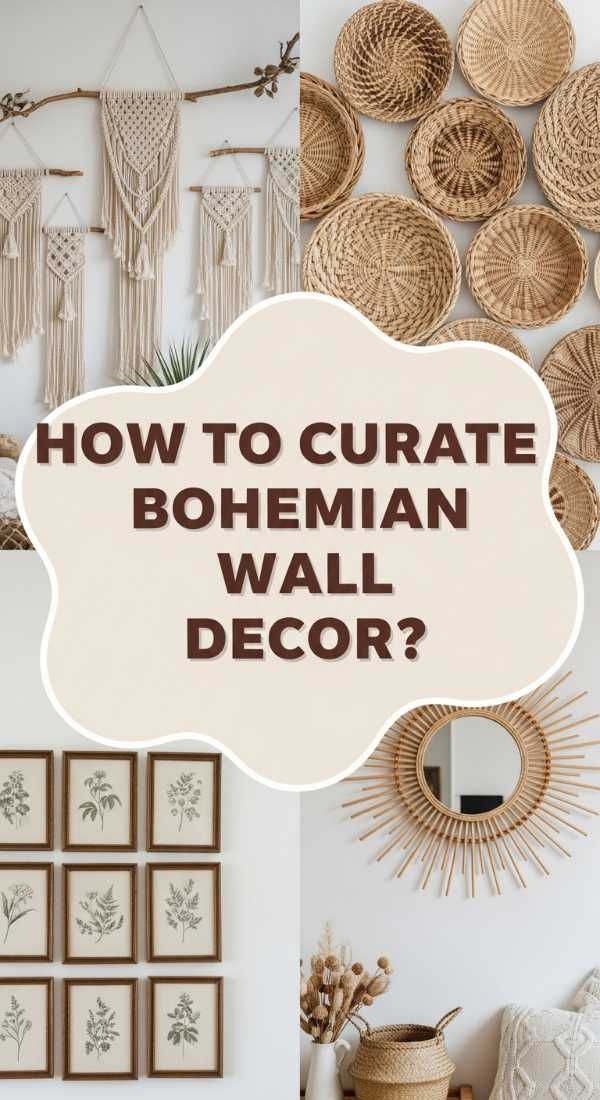 How To Curate Bohemian Wall Decor For Artistic Soul 6a083067cd6c1