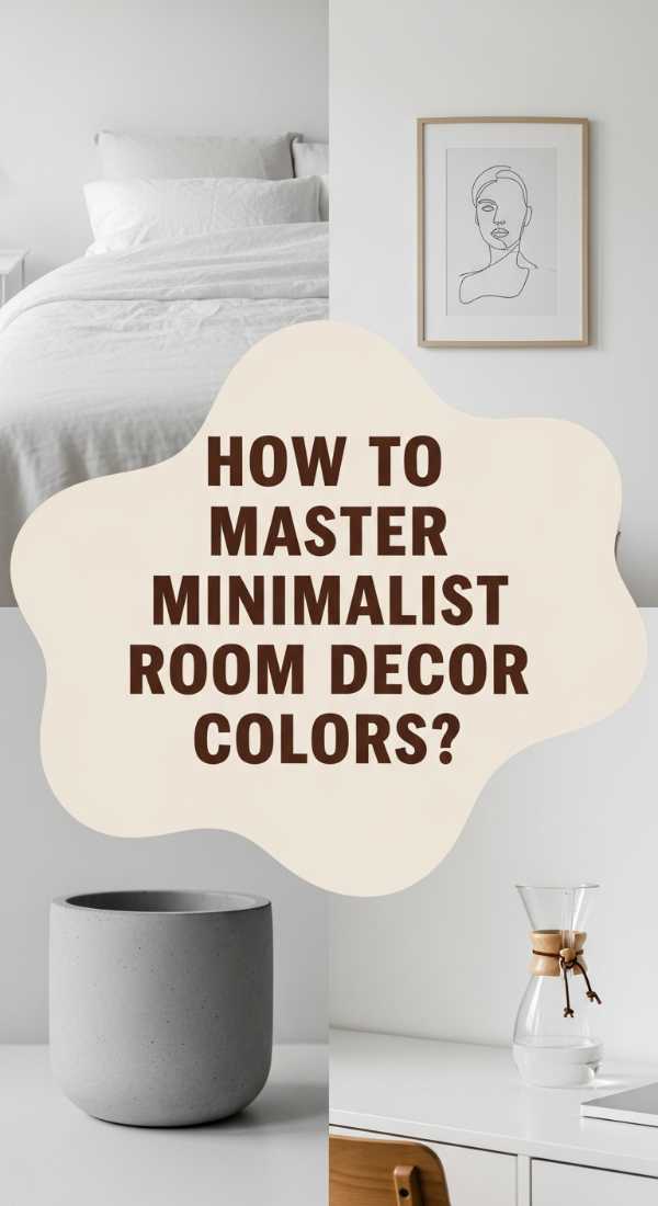 How To Curate Room Decor Colors For A Minimalist Lifestyle 6a081cee47190