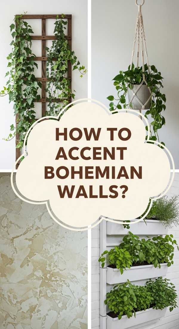 How To Decorate A Bohemian Wall For Natural Vibes 6a08328b66438