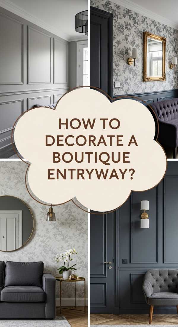 How To Decorate A Boutique Entryway For An Upscale Feel 69fdbde3e5940