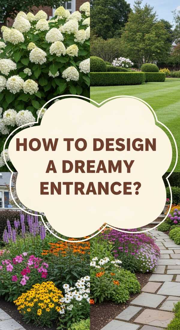 How To Design A Dreamy Entrance With Lush Flower Beds 69f874f03ab82