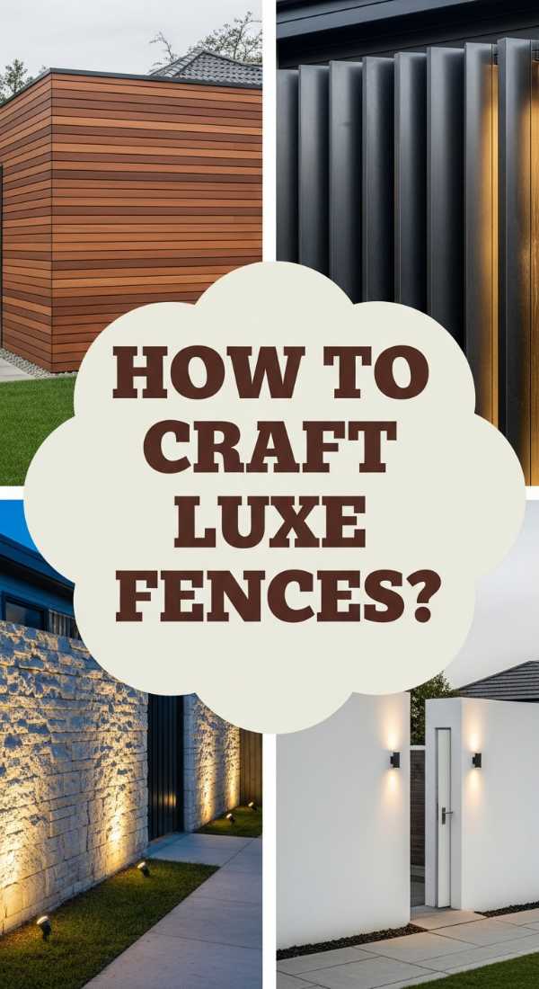 How To Design A Stylish Fence Wall For Private Outdoor Luxury 69fb1b1f9fbdb
