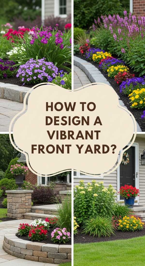 How To Design A Vibrant Front Yard With Flourishing Flower Beds 69f874f806189