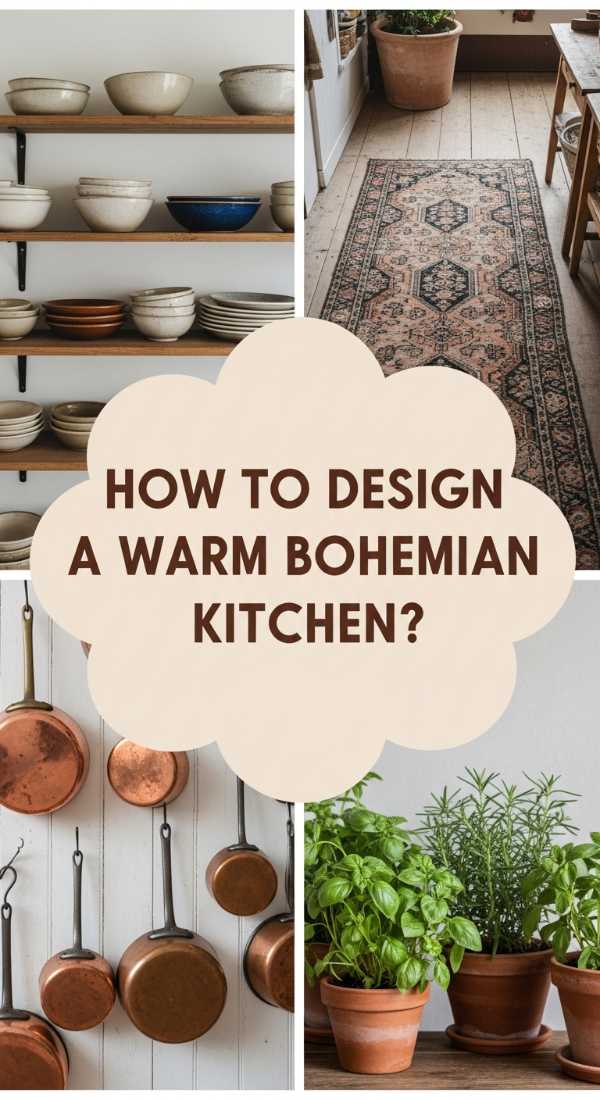 How To Design A Warm Bohemian Kitchen For Joyful Cooking 6a0823da13172