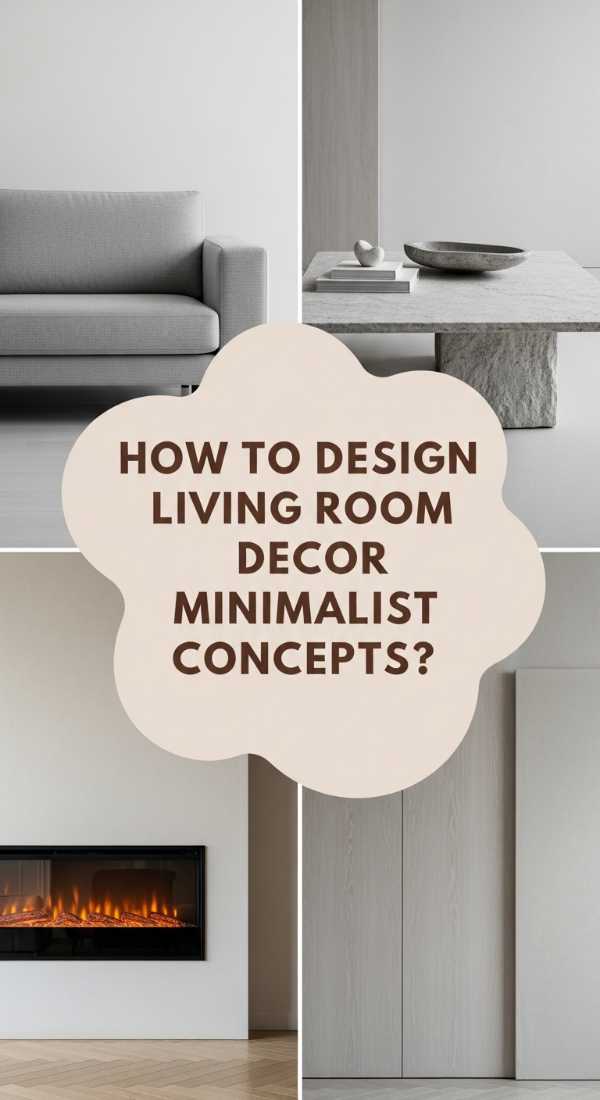 How To Design Living Room Decor Minimalist Concepts For Modern Living 6a08272f4b668