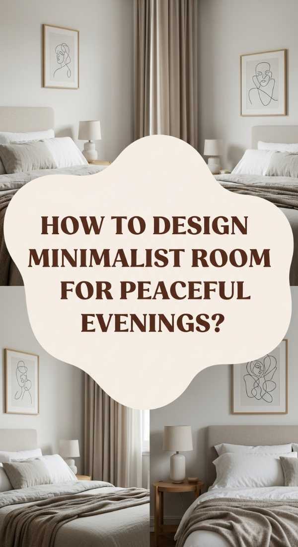How To Design Minimalist Room Decor For Peaceful Evenings 6a082f01a94a0