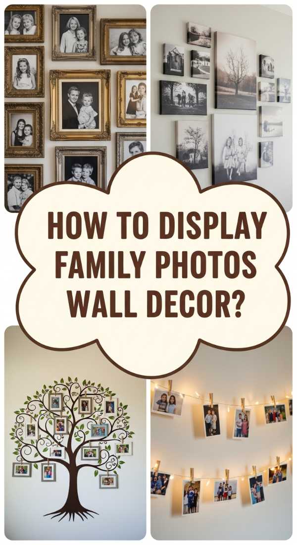 How To Display Family Photos Wall Decor For A Heartfelt Gallery 6a06ba756ca25