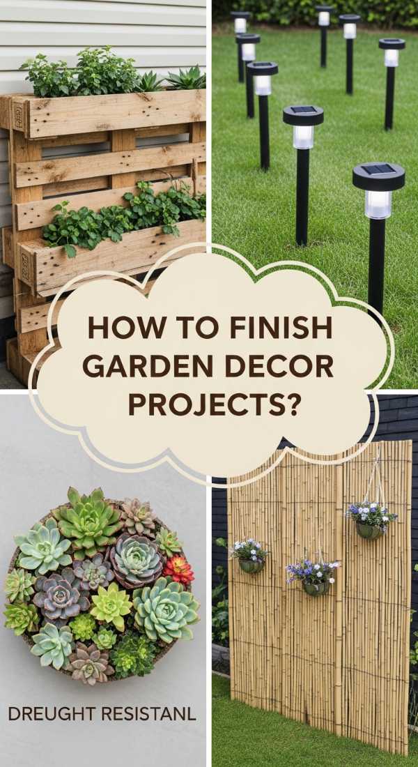 How To Finish Garden Decor Projects For A Sustainable Modern Backyard 69fb1b0ab32be