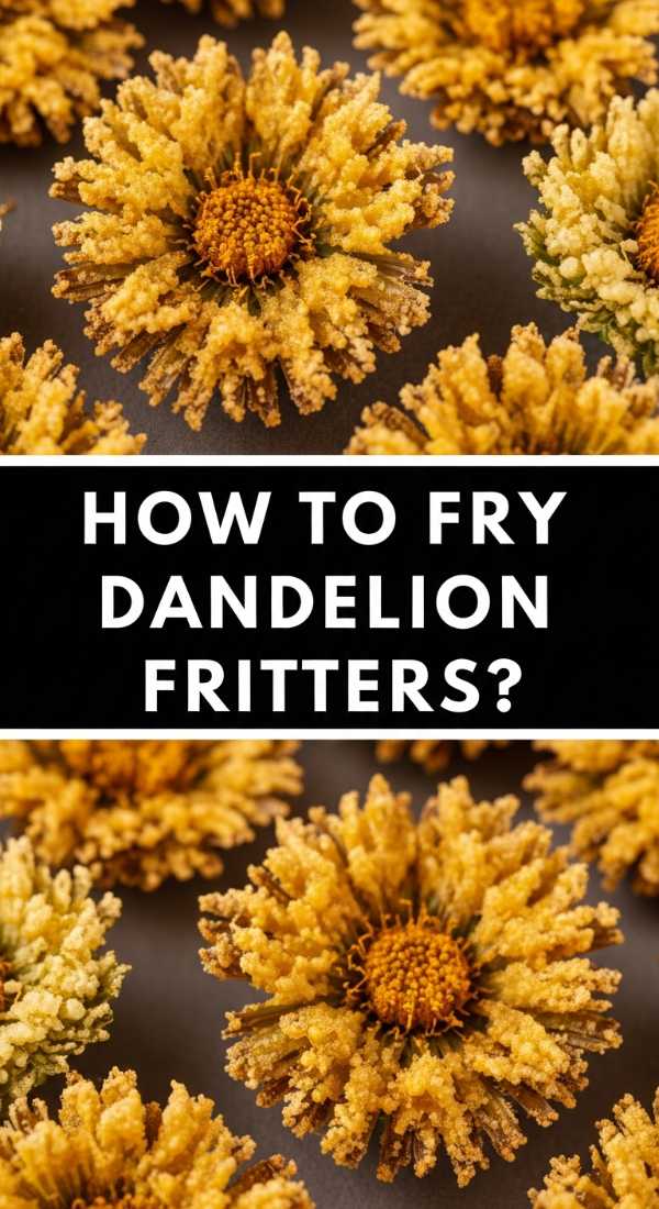 How To Fry Dandelion Fritters 69f5c40650f0b