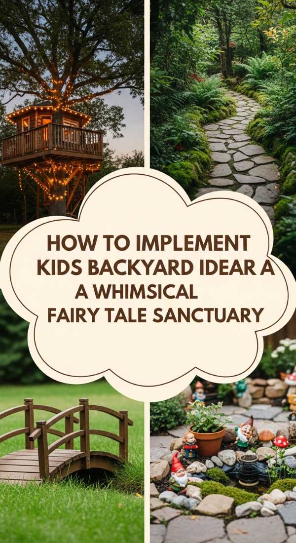 How To Implement Kids Backyard Ideas For A Whimsical Fairy Tale Sanctuary 6a0066b3919b5