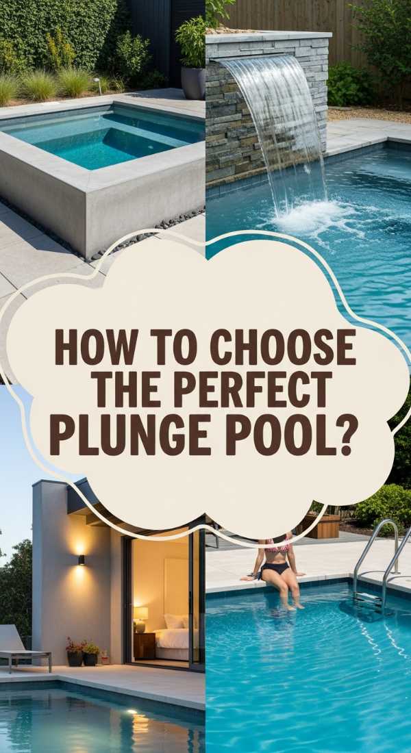 How To Install A Plunge Pool Feature For Sophisticated Backyard Luxury 69fb1b0ea80a1