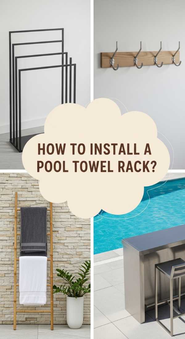 How To Install A Pool Towel Rack For Instant Backyard Sophistication 6a0066c156bf8