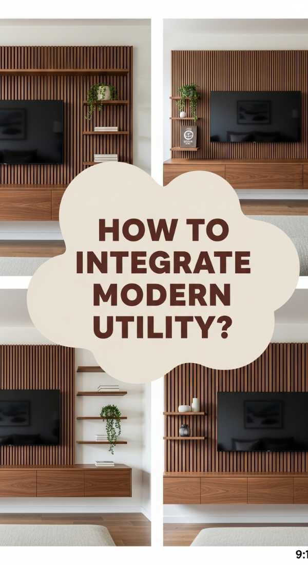How To Integrate Floating Cabinets For Modern Utility 69fb1cea7da1e