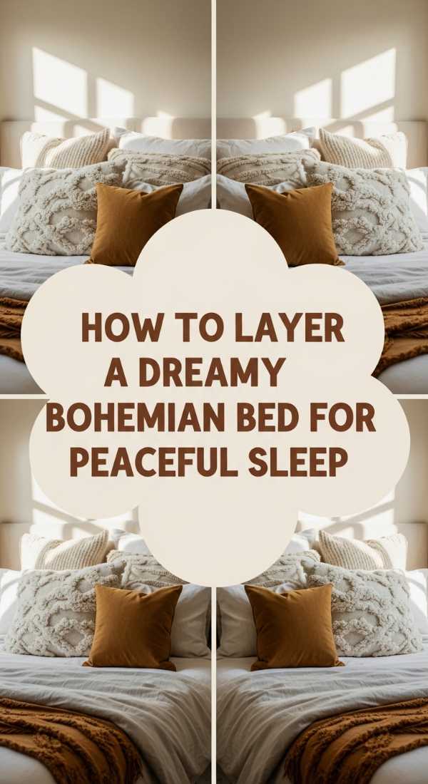 How To Layer A Dreamy Bohemian Bed For Peaceful Sleep 6a08307626092