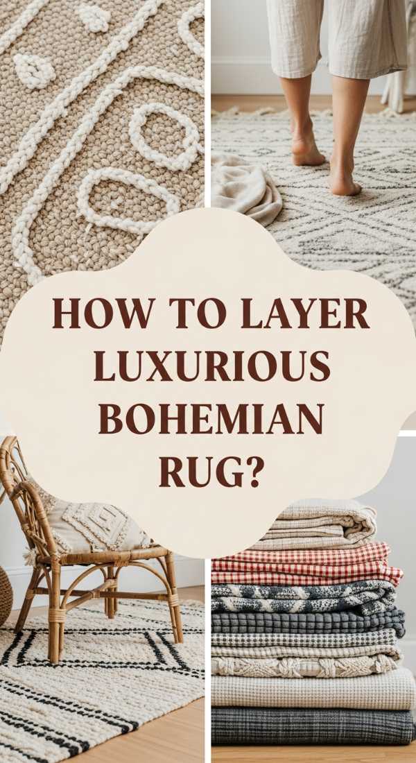 How To Layer A Luxurious Bohemian Rug For Ultimate Texture 6a0831920b43f