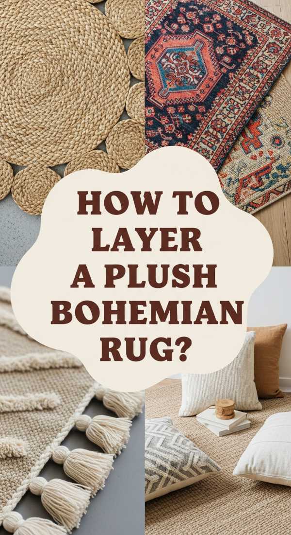 How To Layer A Plush Bohemian Rug For Maximum Comfort 6a0831bcb1b4f