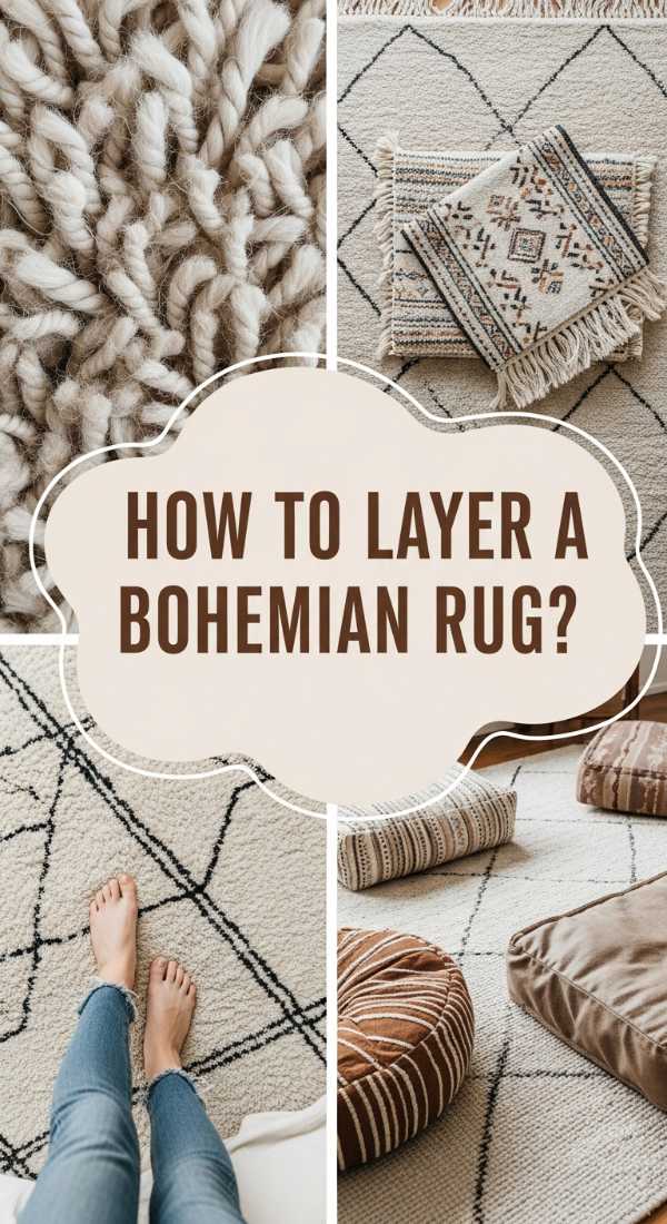 How To Layer A Textured Bohemian Rug For Maximum Comfort 6a0822afea13a