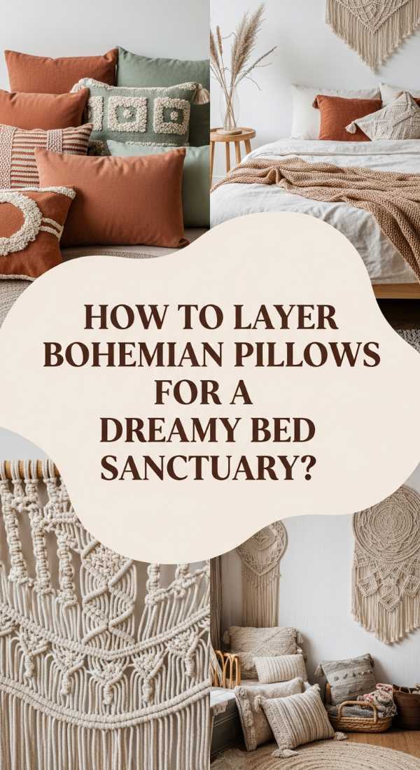 How To Layer Bohemian Pillows For A Dreamy Bed Sanctuary 6a0823ec47aa6