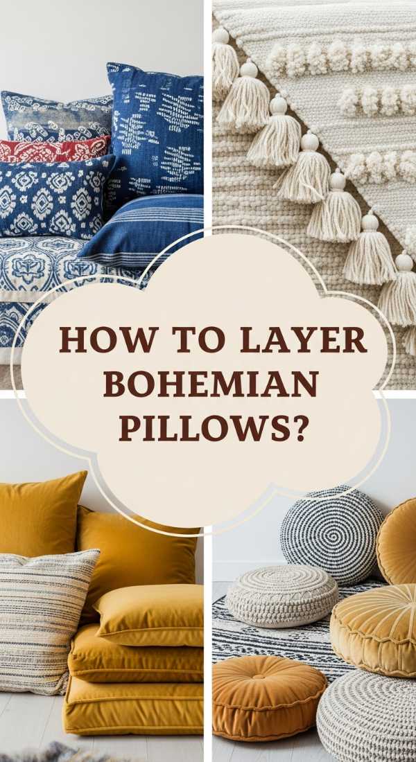 How To Layer Bohemian Pillows For A Luxurious Feel 6a082282586c0