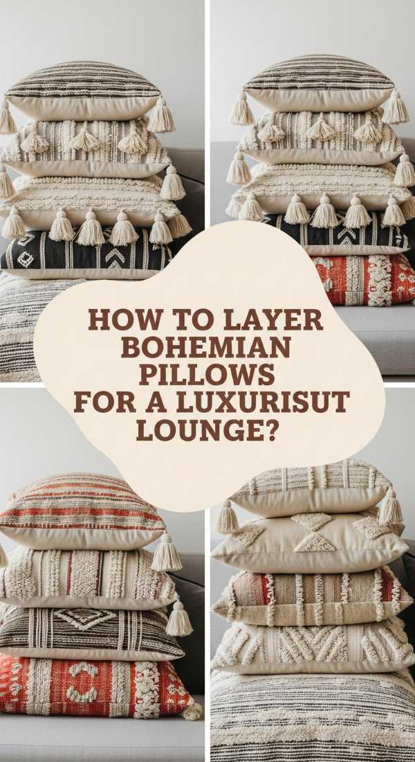 How To Layer Bohemian Pillows For A Luxurious Lounge 6a082299abef1