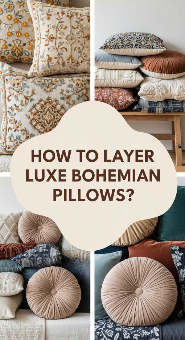 How To Layer Bohemian Pillows For A Luxurious Lounge Feel 6a08319d3eb8e