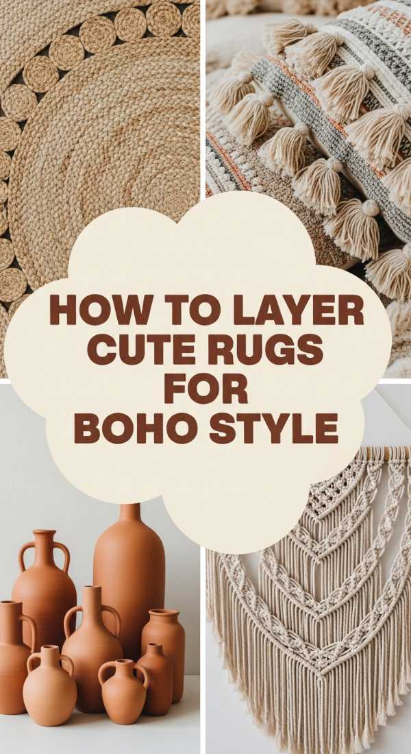How To Layer Cute Rugs For Bedrooms For An Eclectic Boho Aesthetic 69fda7fd63405