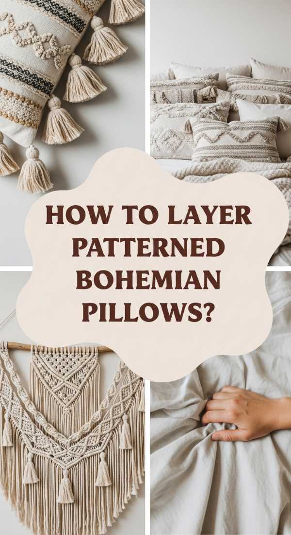 How To Layer Patterned Bohemian Pillows For A Sanctuary Style Sleep Space 6a0832930b0e4