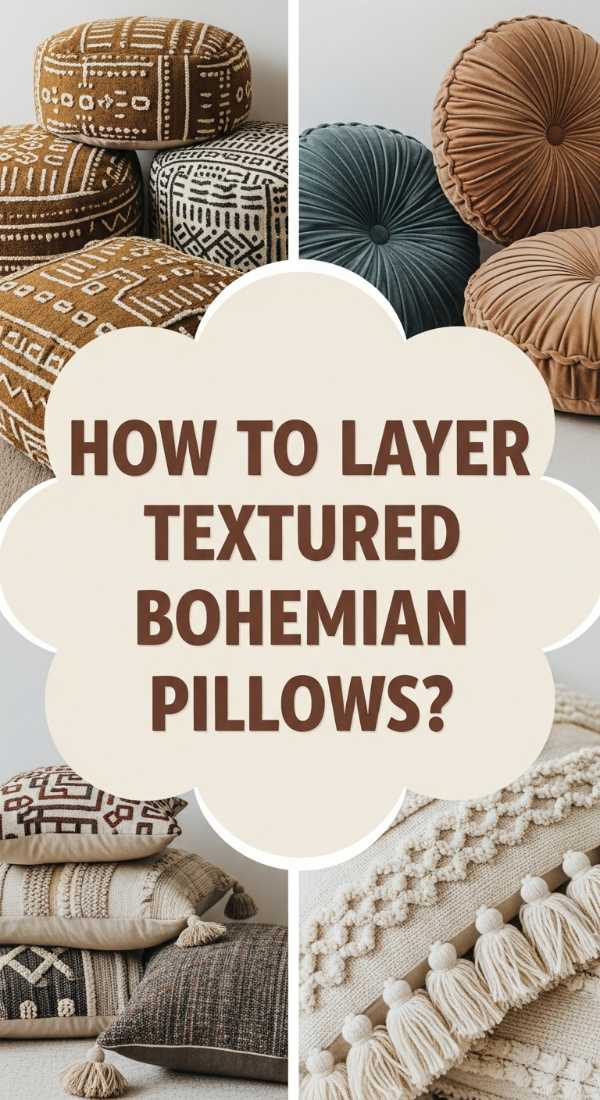How To Layer Textured Bohemian Pillows For Cozy Comfort 6a0823dc78fc4