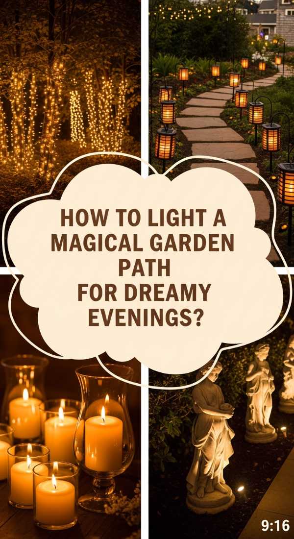 How To Light A Magical Garden Path For Dreamy Evenings 6a0066a747dc0
