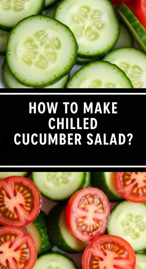 How To Make Chilled Cucumber Salad 6a045b3bb6559