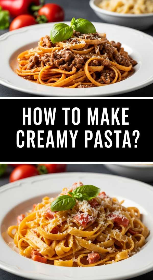 How To Make Creamy Pasta 6a0440749ee86