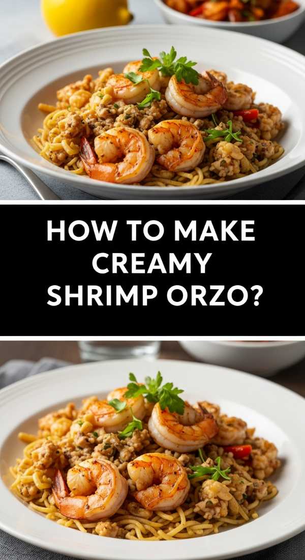 How To Make Creamy Shrimp Orzo 69fe1323158b8