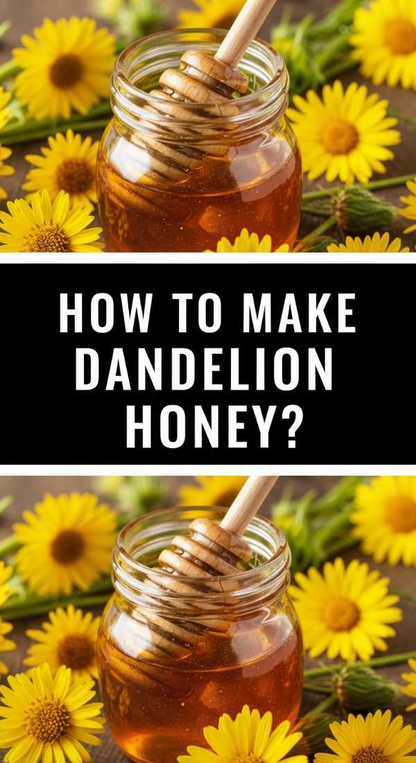 How To Make Dandelion Honey 69f44d16c6421