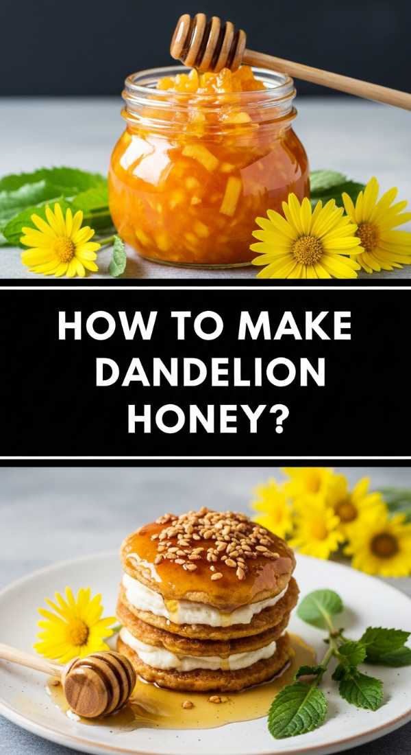 How To Make Dandelion Honey 69f44fa16cbde